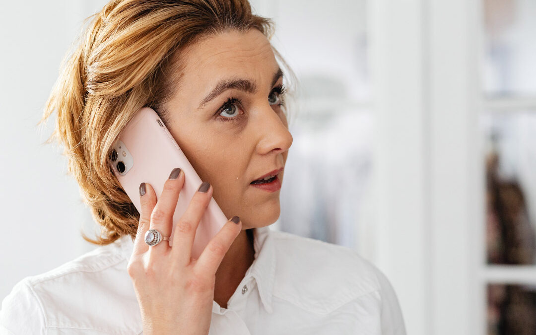 A girl on phone about insurance